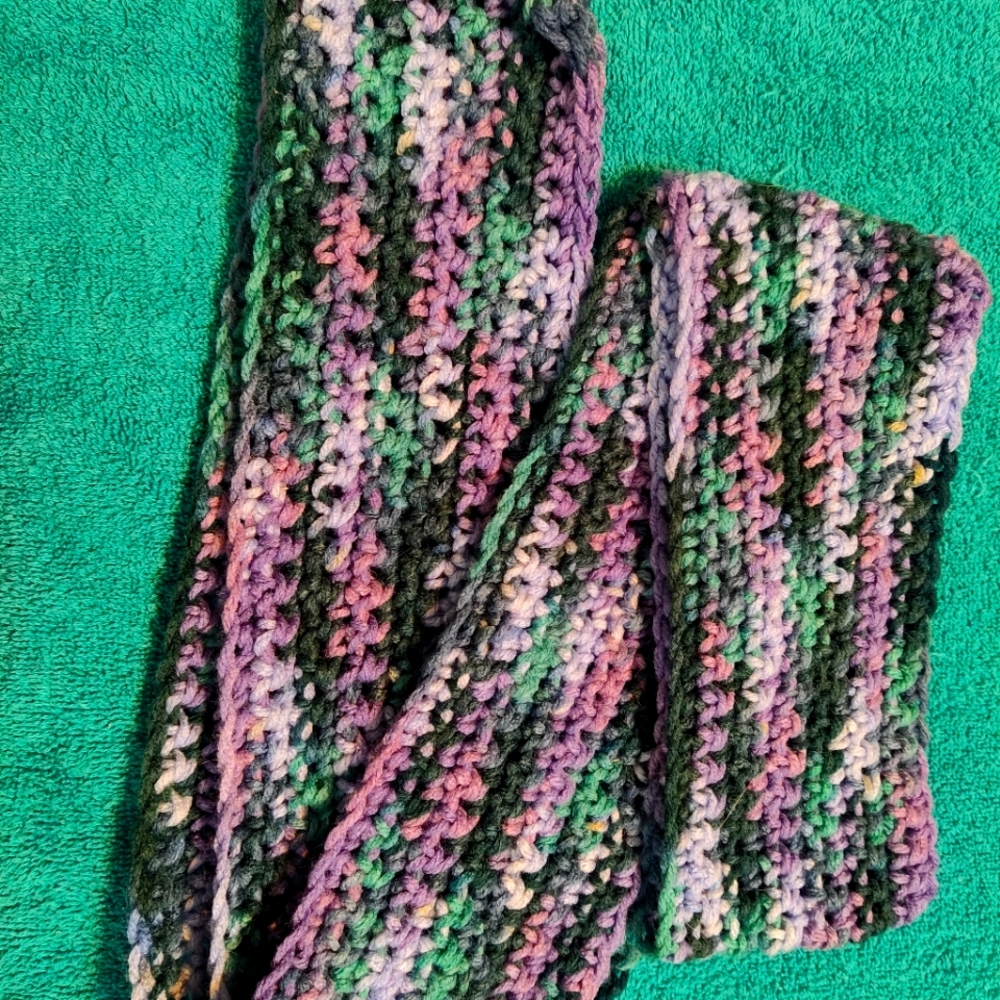 HANDMADE Sunset Scarf Extra Long